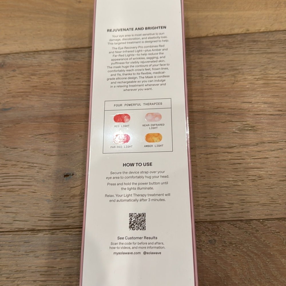 New Solawave Eye Recovery Pro LED light - Picture 5 of 5